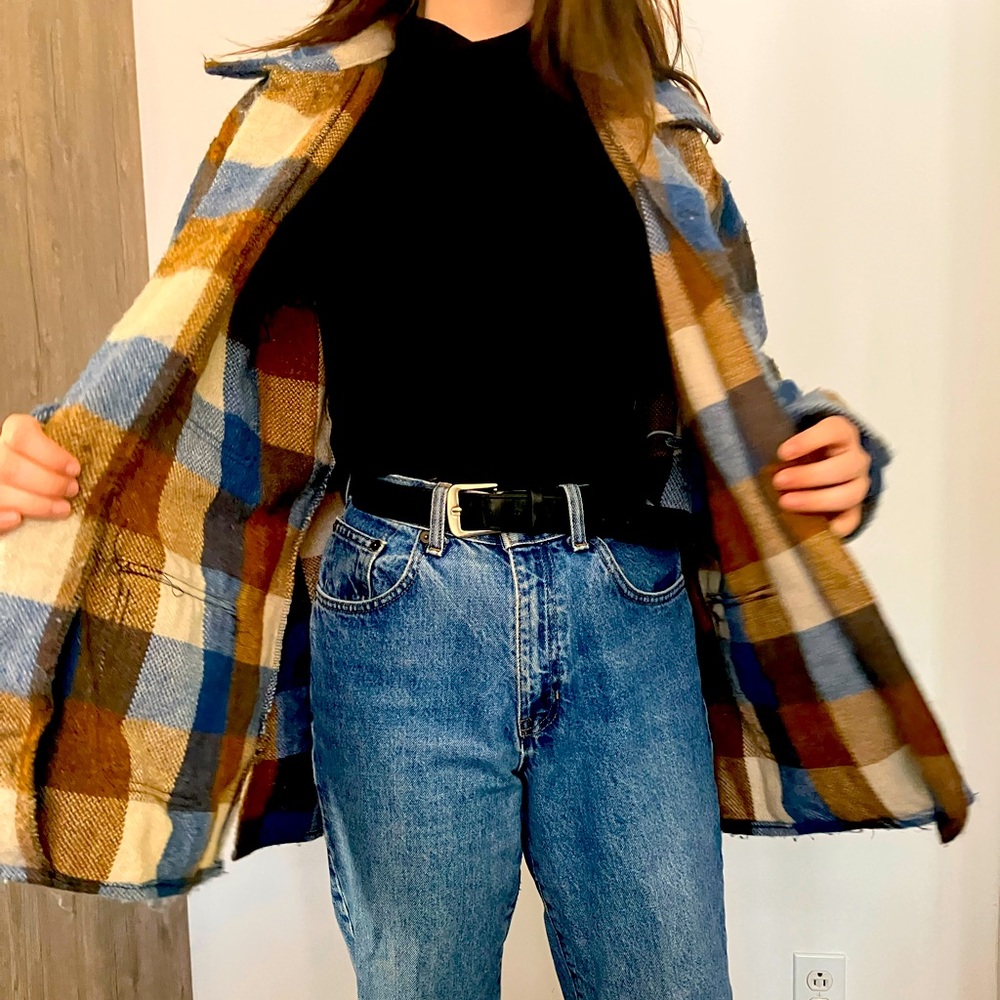 Régent vintage  wool shirt, made in Canada.